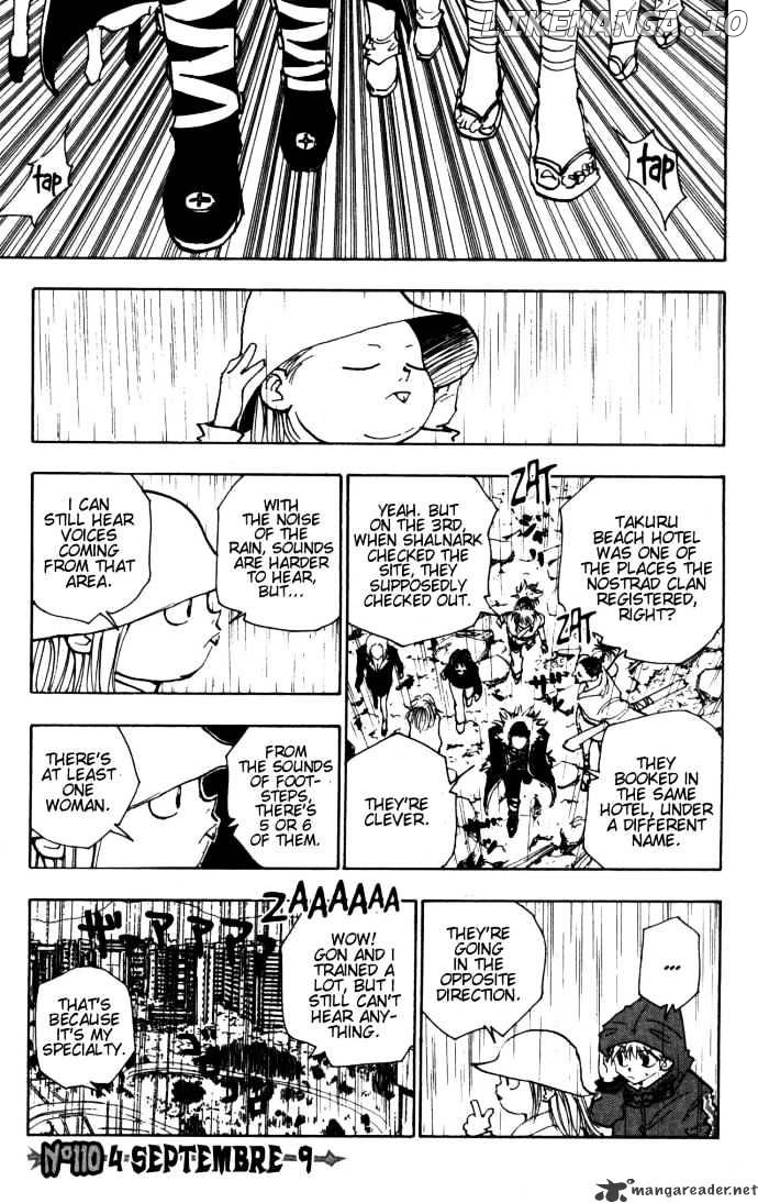 Hunter x Hunter, Chapter 110 image 01
